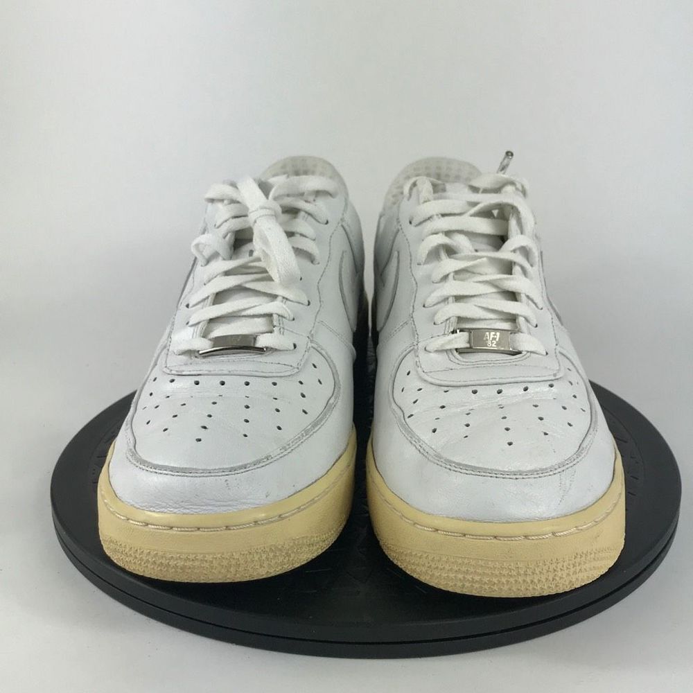 Nike Air Force 1 Premium White Leather 2006 315180-111 Men’s Size 12 - Picture 2 of 12